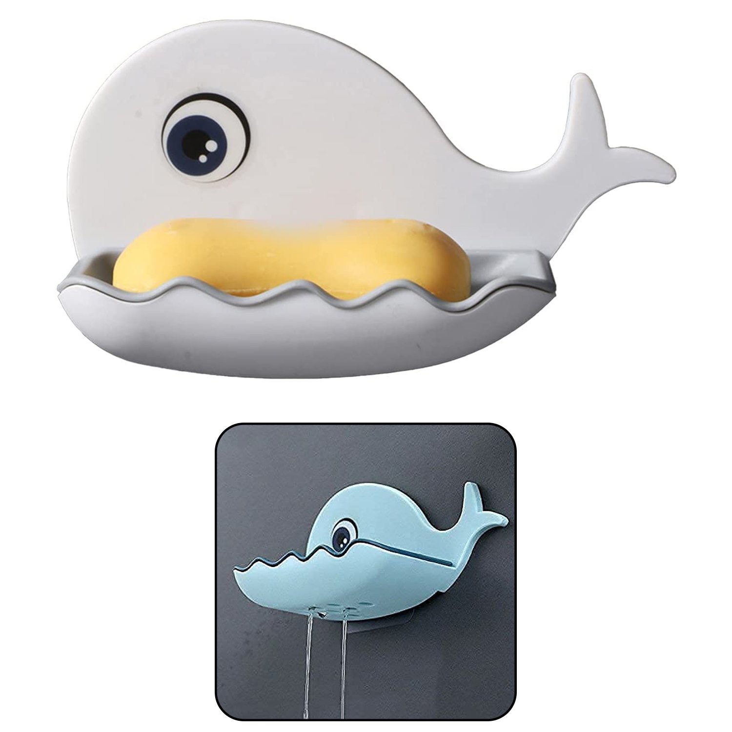 4747 Fish Shape Soap Dish Adhesive Waterproof Wall Mounted Bar Soap Dish Holder (Pack of 2Pc) 4747 Fish Shape Soap Dish Adhesive Waterproof Wall Mounted Bar Soap Dish Holder (Pack of 2Pc)